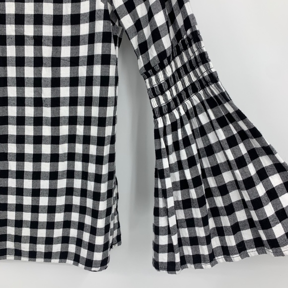 Beach lunch lounge small blouse buffalo check warm - Picture 2 of 5